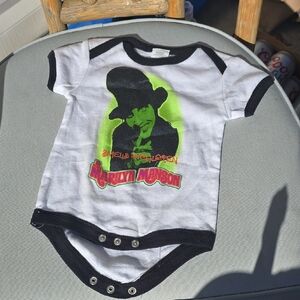 Marilyn Manson "Smells Like Children" Newborn Onesie